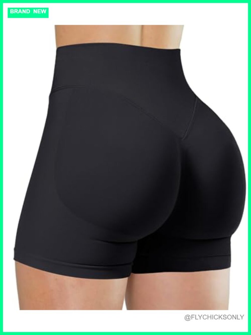 Women's Seamless Workout Shorts High Waisted Tummy Control Gym Yoga